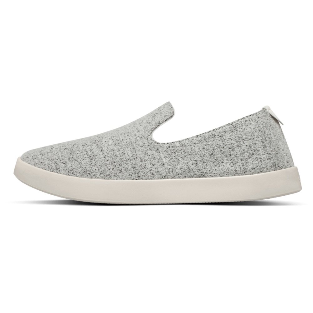 Allbirds Men\'s Slip-Ons Grey - Wool Loungers - 05647DAOJ